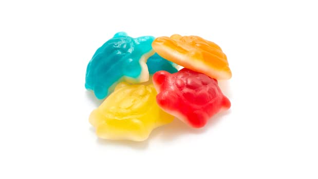 Yupik turtle gummies in a party bowl enhancing displays and easy serving