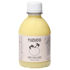 YUZUCO front bottle view showing clean packaging and premium citrus