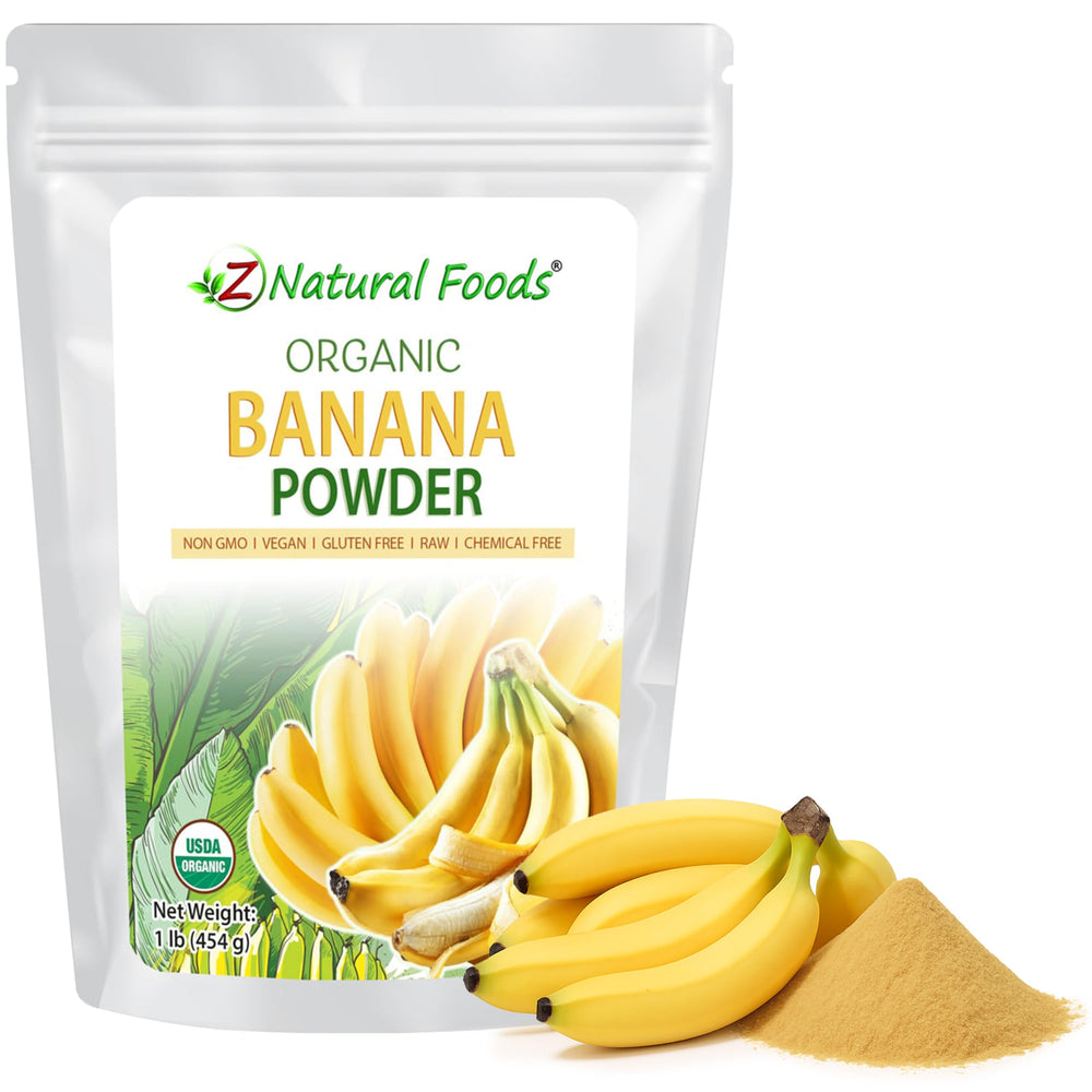 Z Natural Foods front package showing 1 lb bag and organic claim for pantry convenience
