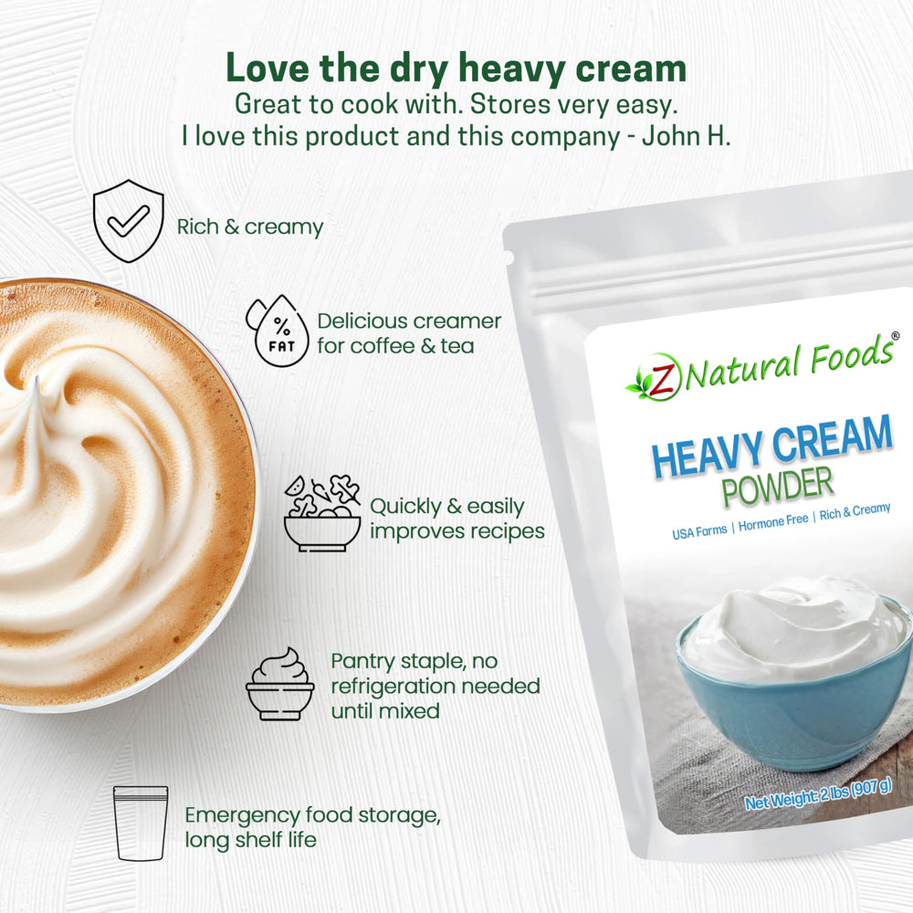 Z Natural Foods scoop of powder portioning convenience and easy mixing