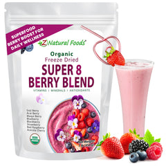 Z Natural Foods front packaging showing product name and weight for quick recognition