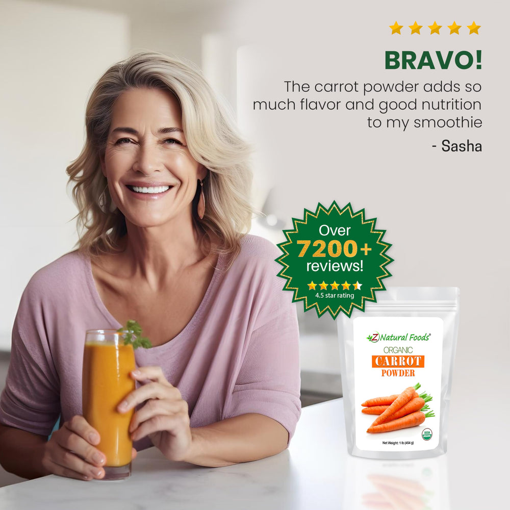 z natural foods powder served in kitchen setting demonstrating everyday versatility