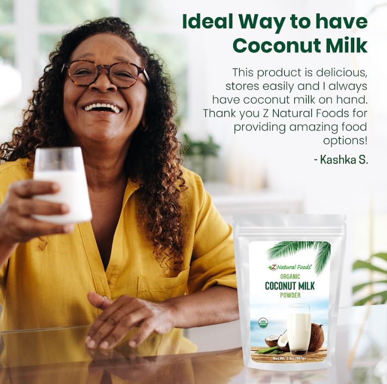 Z Natural Foods package beside a hand for size and pantry-friendly scale