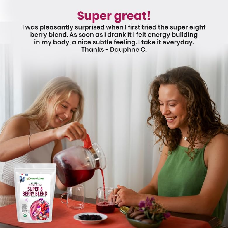 Z Natural Foods jar held in hand conveying 1 lb scale and portable pantry convenience
