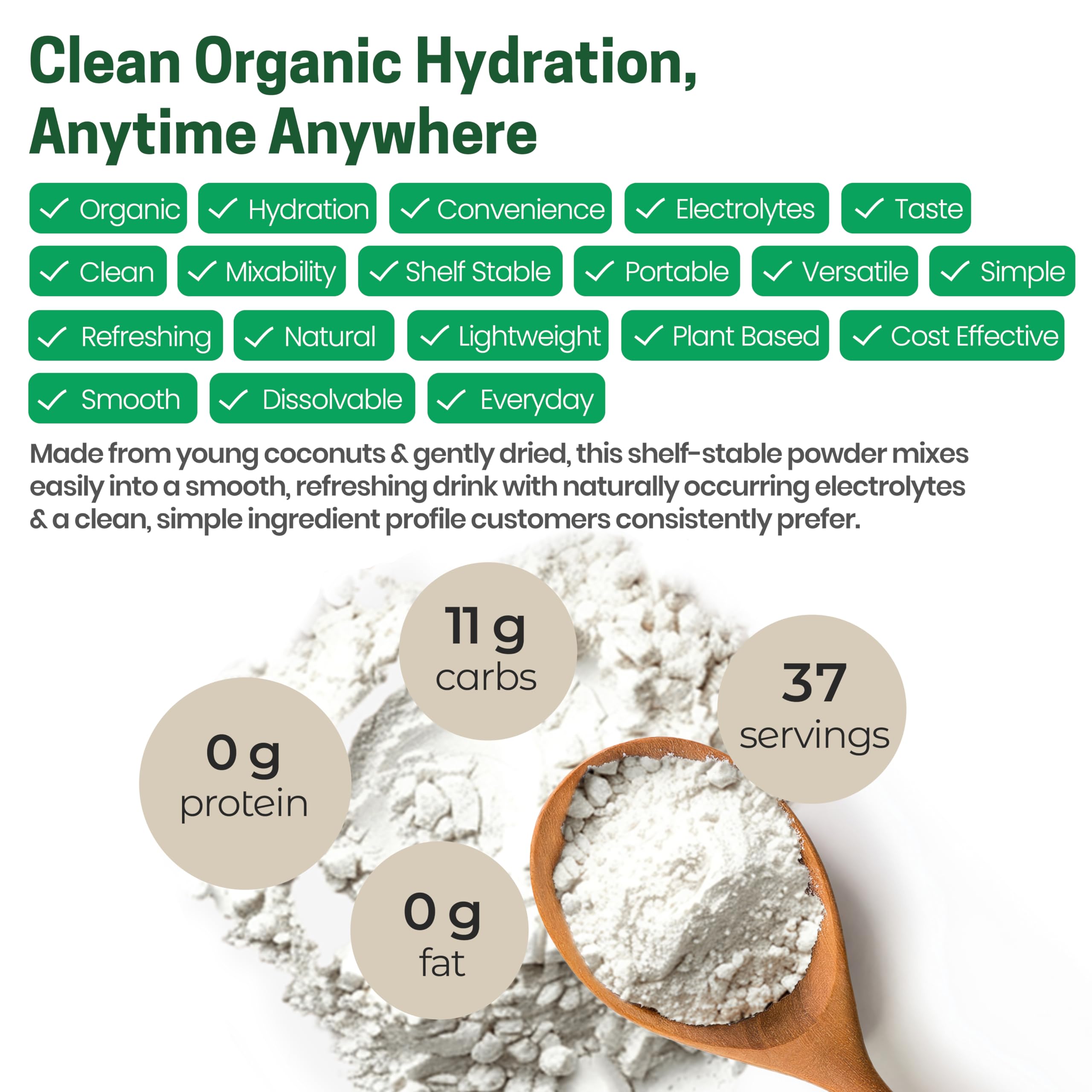 Z Natural Foods added to smoothie showing natural electrolyte boost benefit