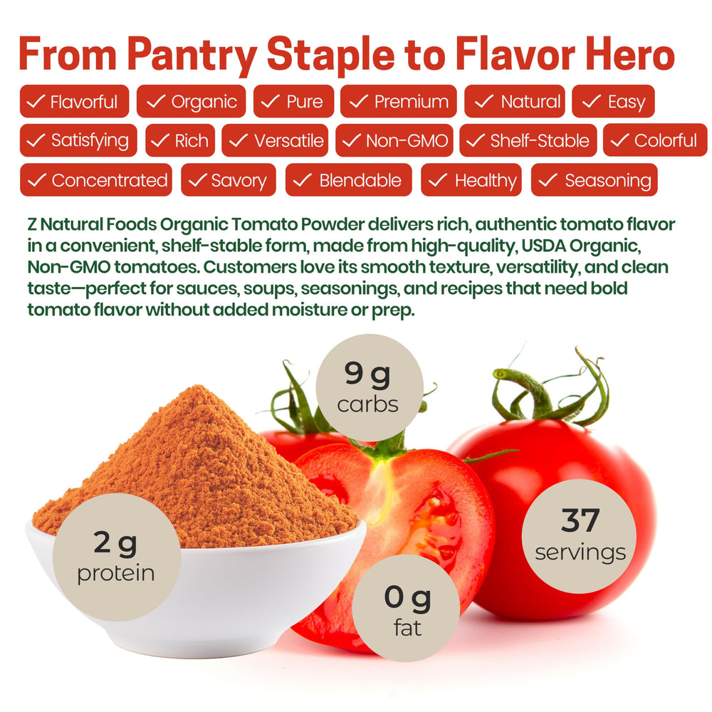 Z Natural Foods powder sprinkled on popcorn showcasing flavor boost without added oil benefit