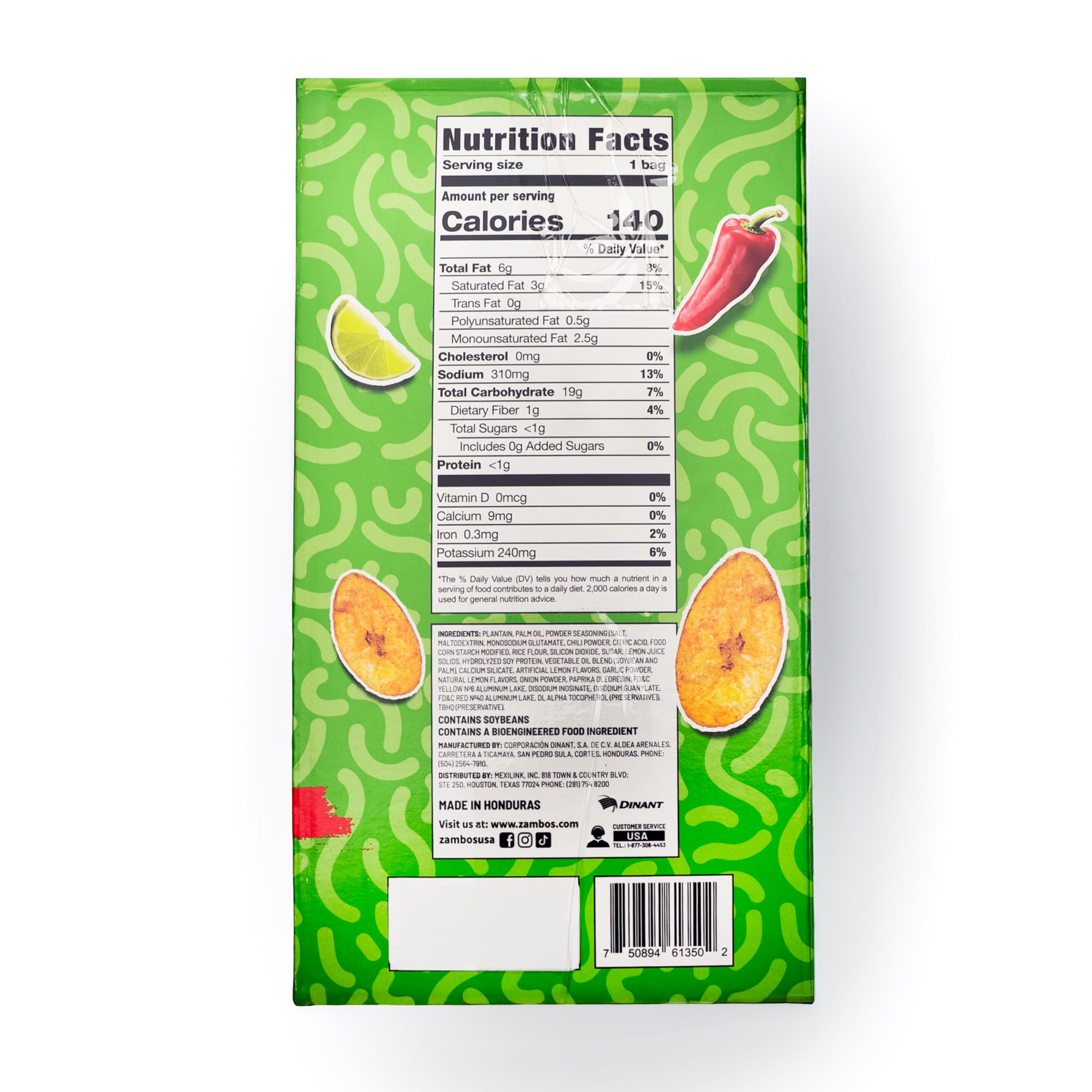 Zambos single 1 oz bag front view highlighting bold branding and portability
