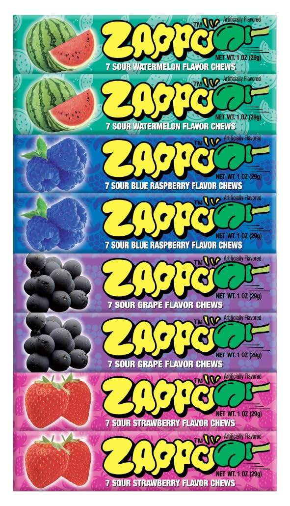 Zappo front packaging showing box and brand for clear shelf appeal