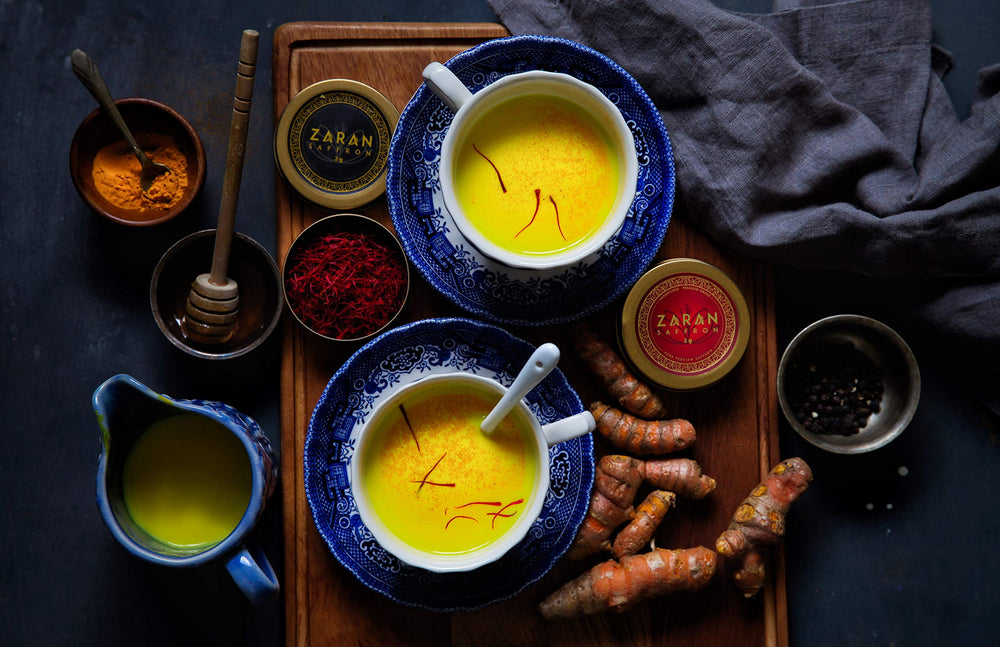Zaran Saffron open jar with threads visible and ready to use