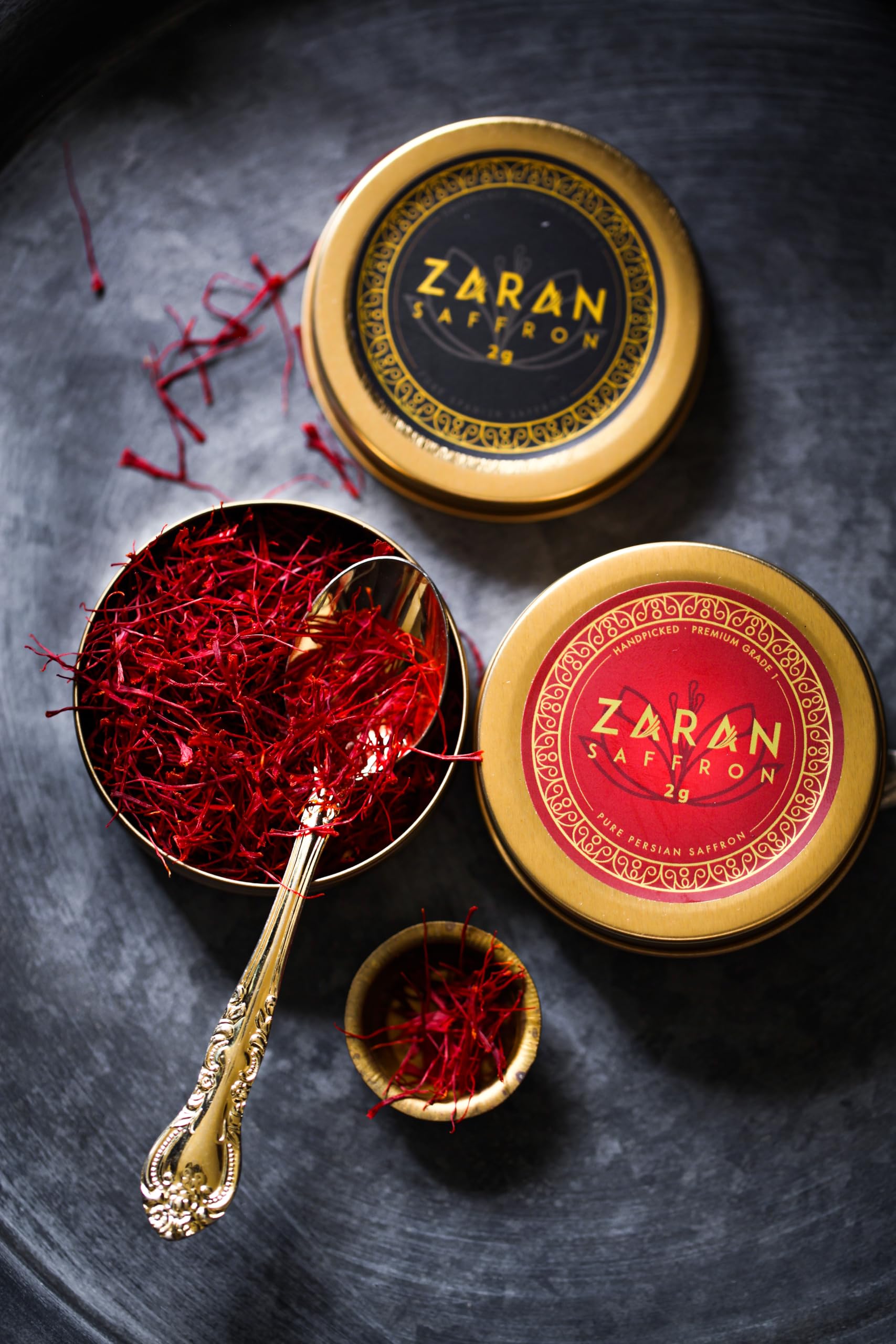 Zaran Saffron in a kitchen lifestyle scene inspiring gourmet cooking