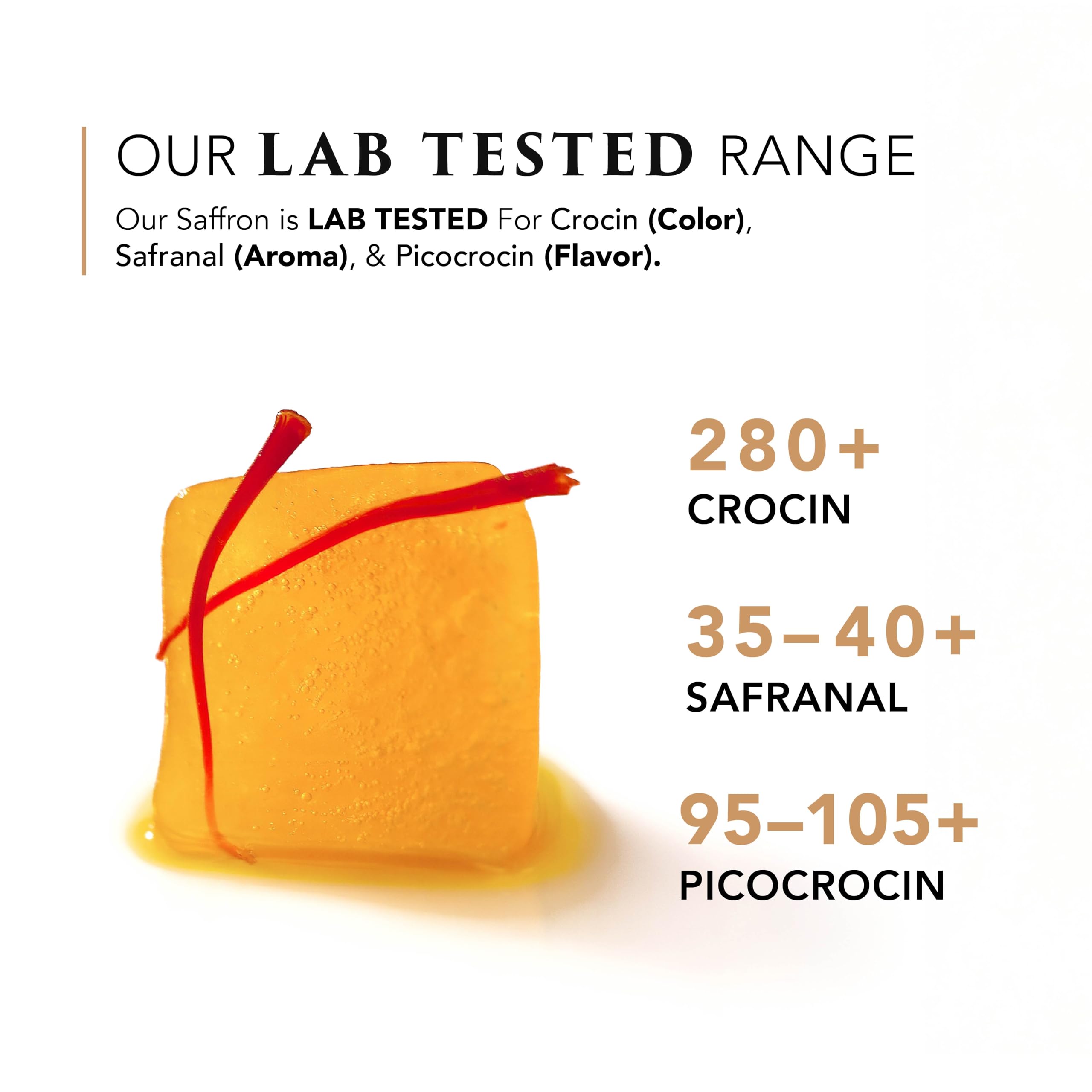 Zaran Saffron thread close-up highlighting vibrant red color and potent pigment