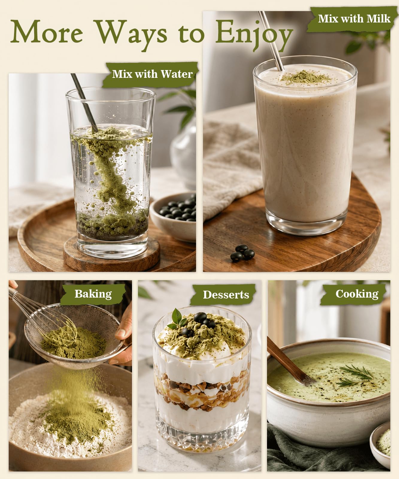 Zashier powder folded into pancake batter showing recipe versatility benefit