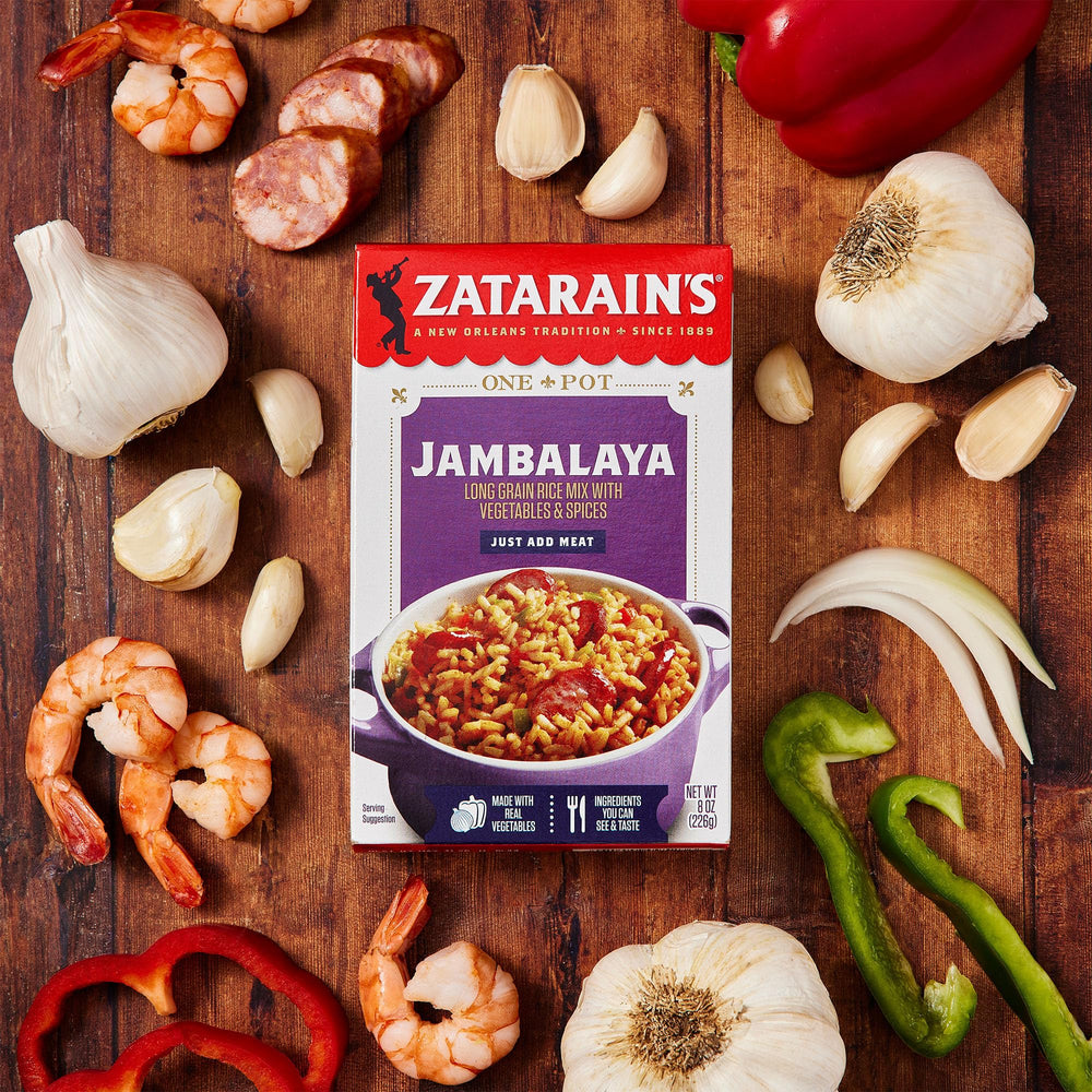 Zatarain's family at dinner enjoying a casual crowd-pleasing meal