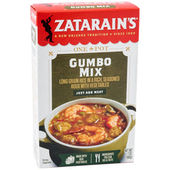 Zatarain's served bowl of gumbo ready in thirty minutes benefit