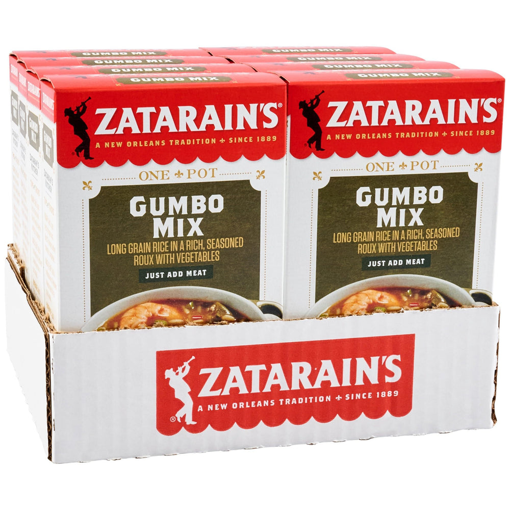 Zatarain's front packaging shows product and quick-cook benefit