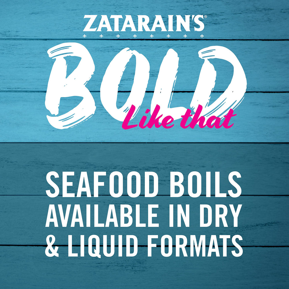 zatarain's pouring concentrate into a pot to show easy seasoning control