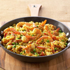 Microwave-safe bowl of Zatarain's rice ready to serve, illustrating fast preparation