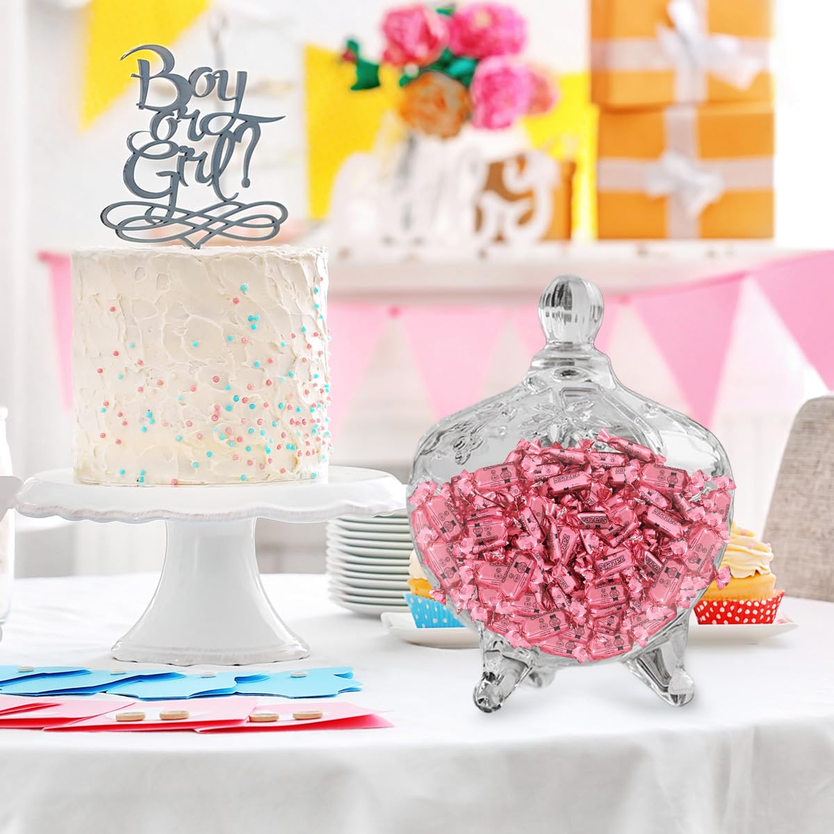 Zazers individually wrapped pieces placed into favor bags for elegant gifting