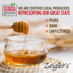 ZEIGLER'S label detail showing Georgia Grown certification and authenticity