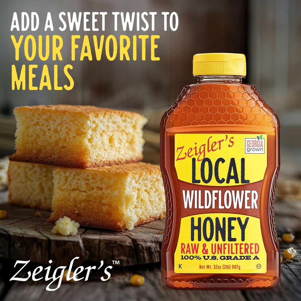 ZEIGLER'S jar next to common items showing true 32 oz size