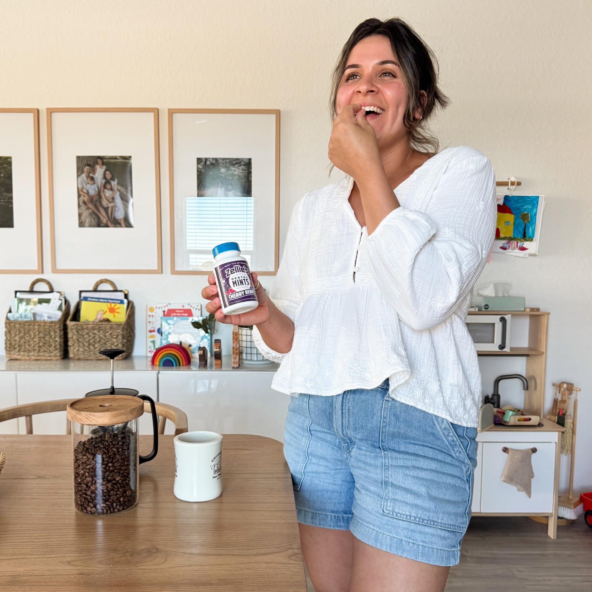 Zellie's label highlighting ingredients, vegan and kosher certifications
