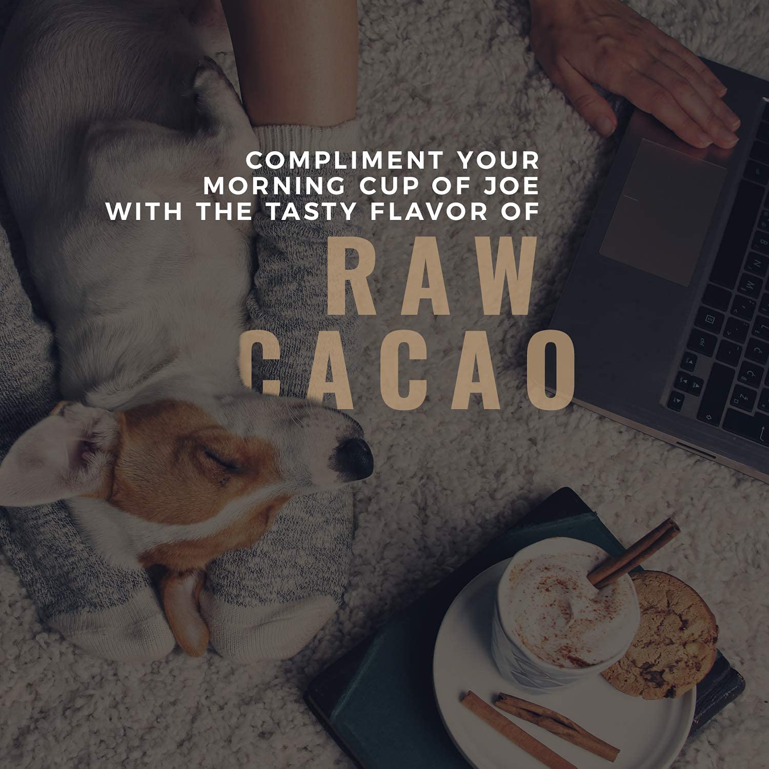Zen Spirit baking setup with cacao powder offering recipe versatility