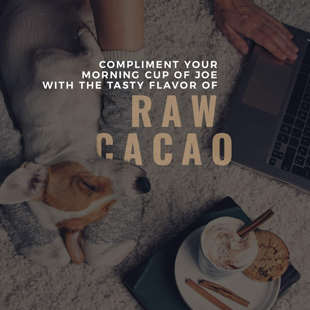 Zen Spirit baking setup with cacao powder offering recipe versatility