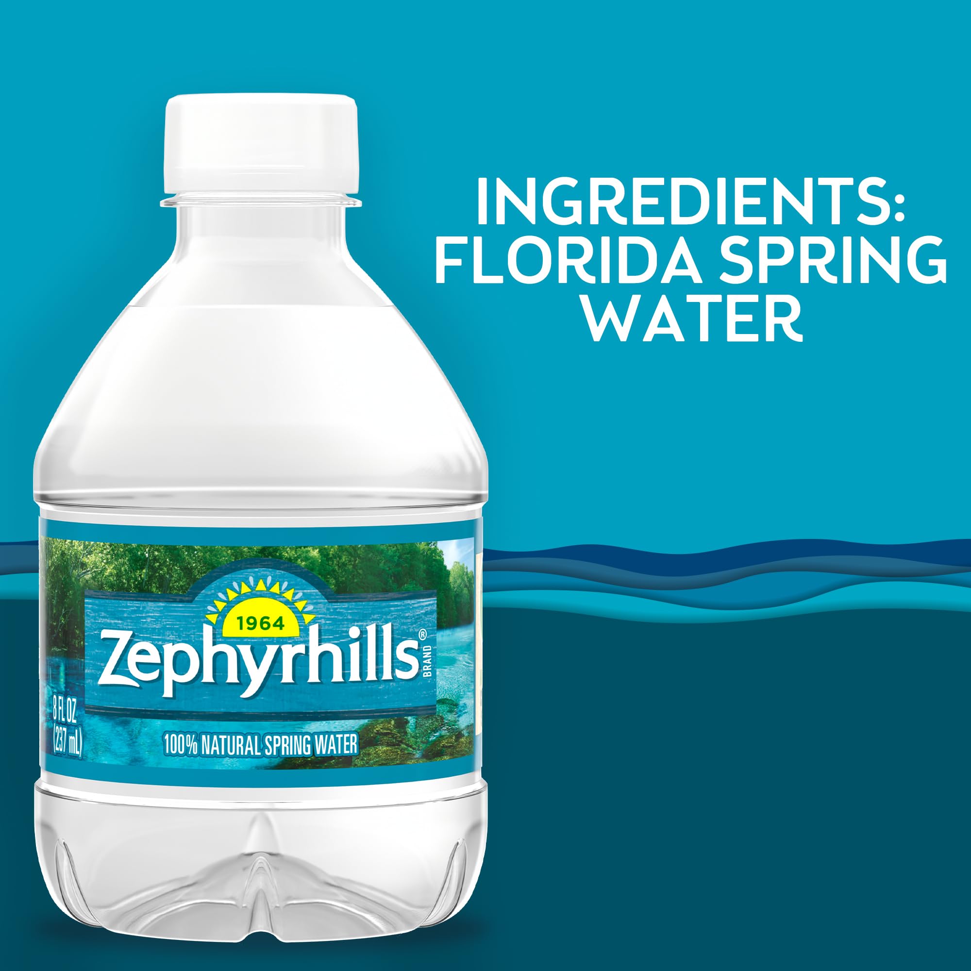 Zephyrhills mini bottles inside a backpack for easy transport and on-the-go hydration