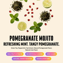 ZEST brewed iced glass with mint garnish demonstrating refreshing cold-brew benefit