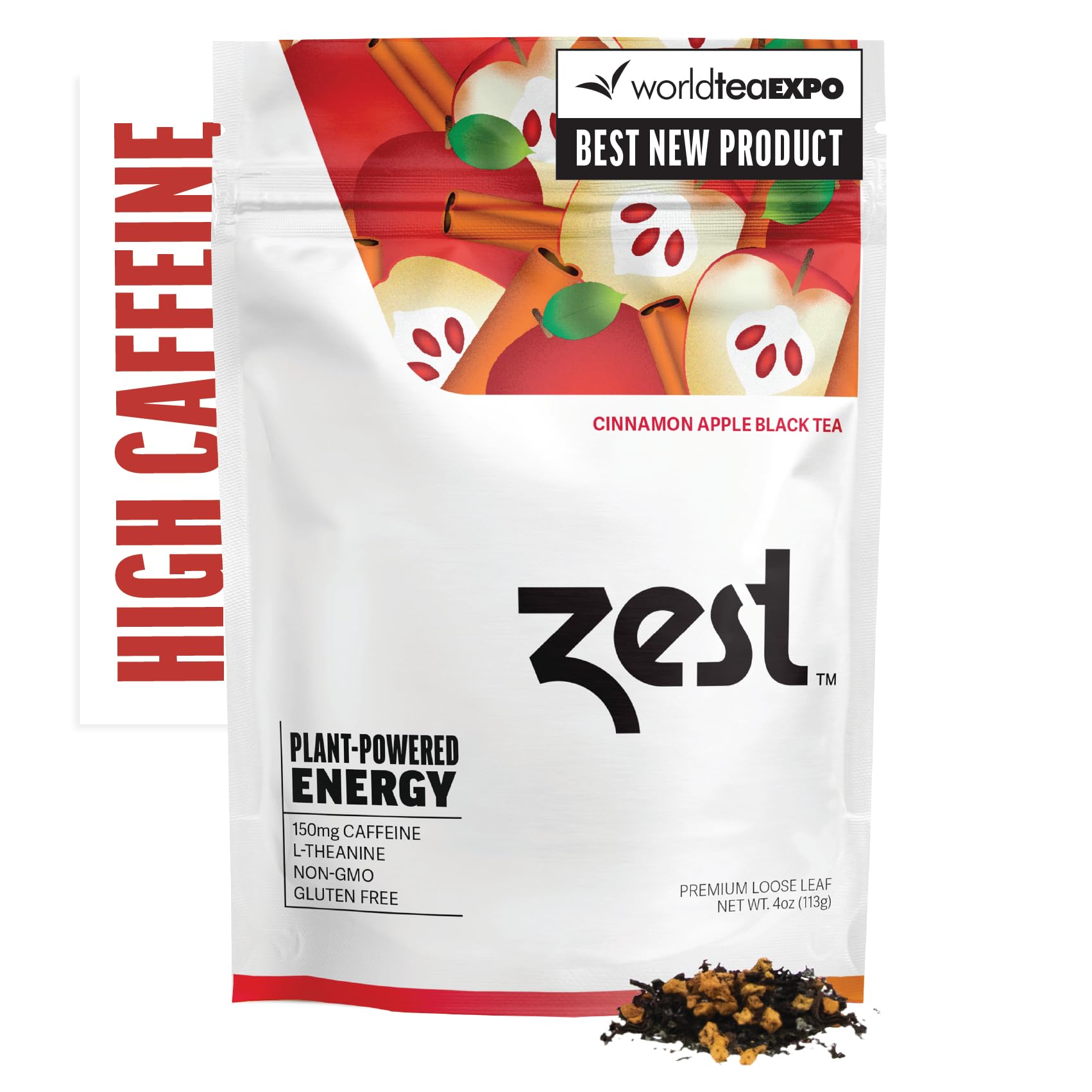 ZEST front packaging showing jar and label, clear view of product benefit