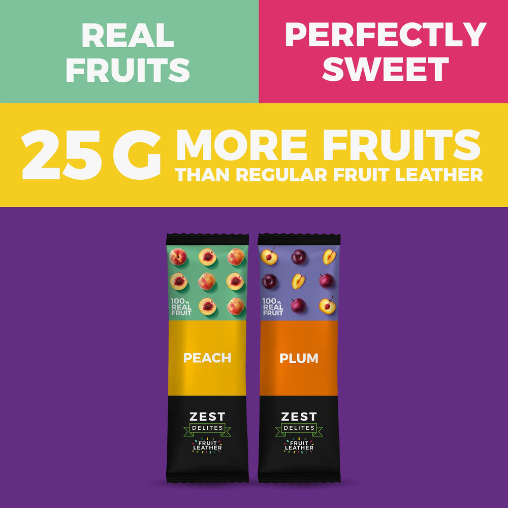 ZEST Delites ingredients label highlighting apple-based three-ingredient simplicity