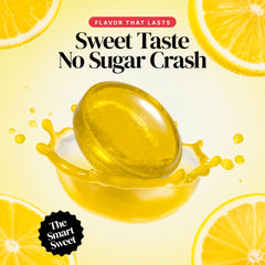 Zestix lemon drops in bowl on table, ideal for parties and sharing