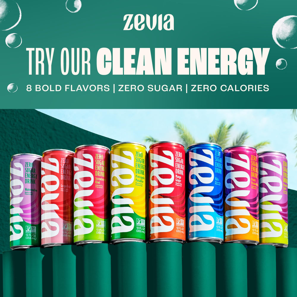 Zevia cola on a picnic table showing social refreshment and sugar-free benefit