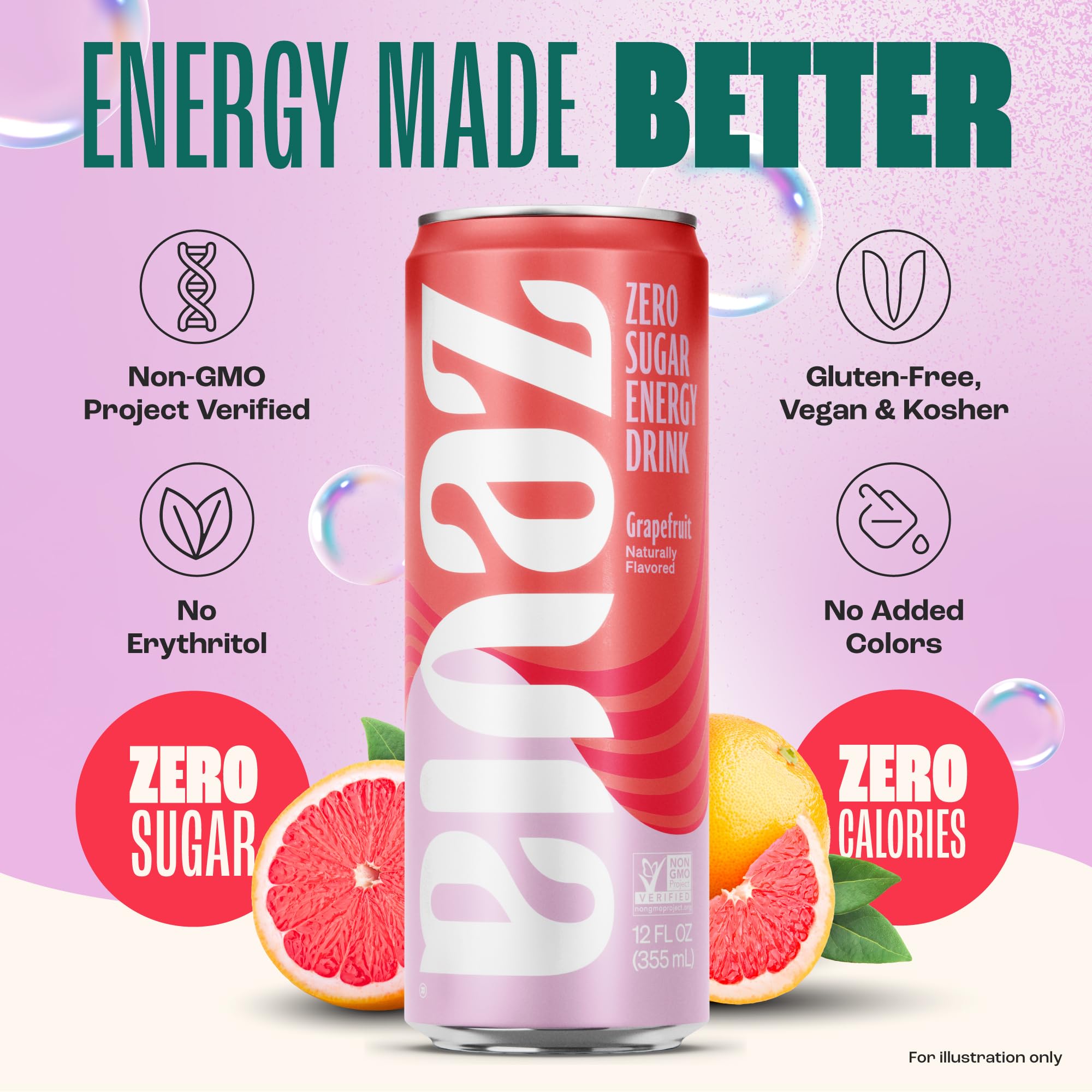 Zevia grapefruit poured into glass with ice offering a refreshing citrus boost
