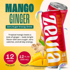 Zevia close-up of can texture and label highlighting natural ingredients and stevia advantage