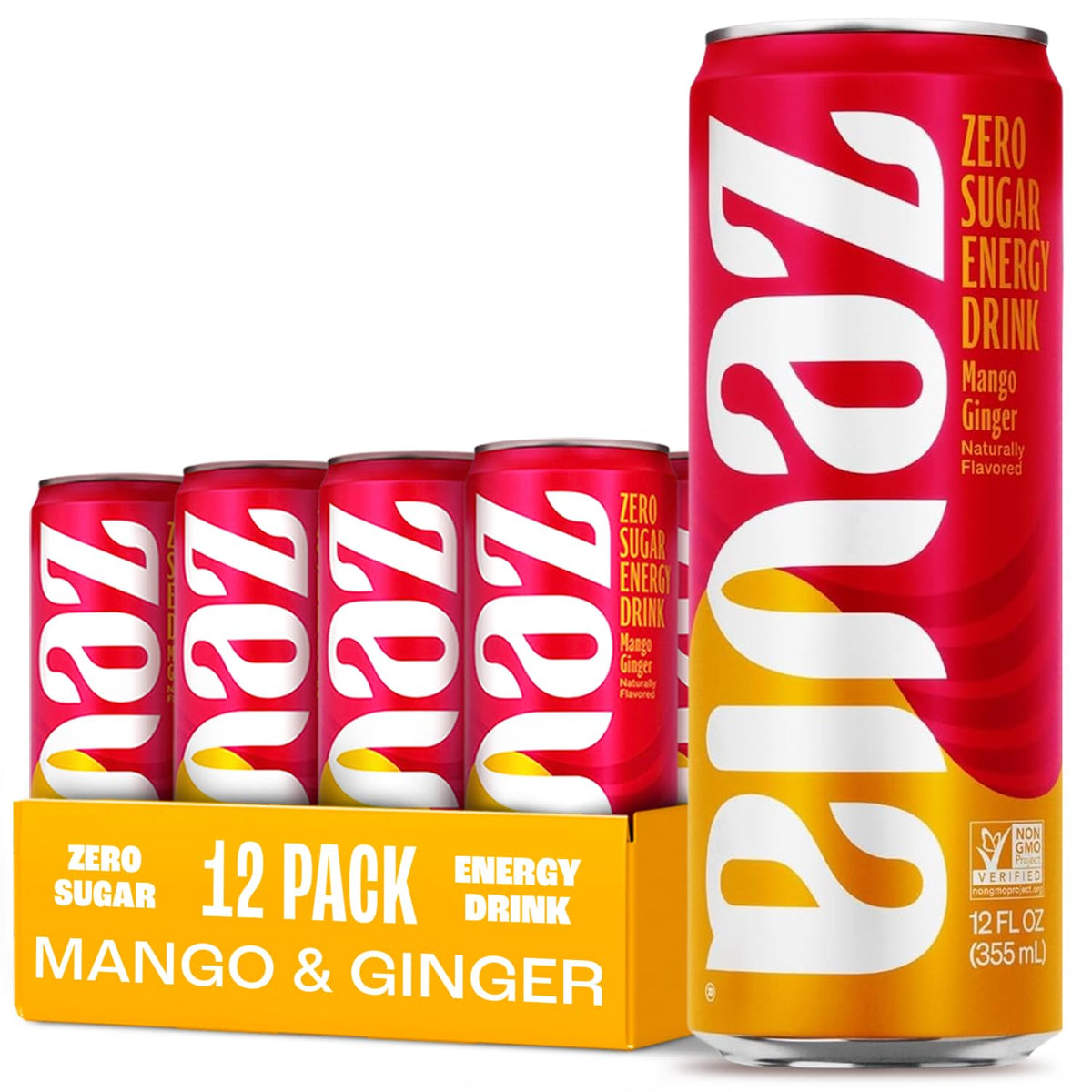 Zevia front packaging showing 12-pack cans and flavor label for quick identification