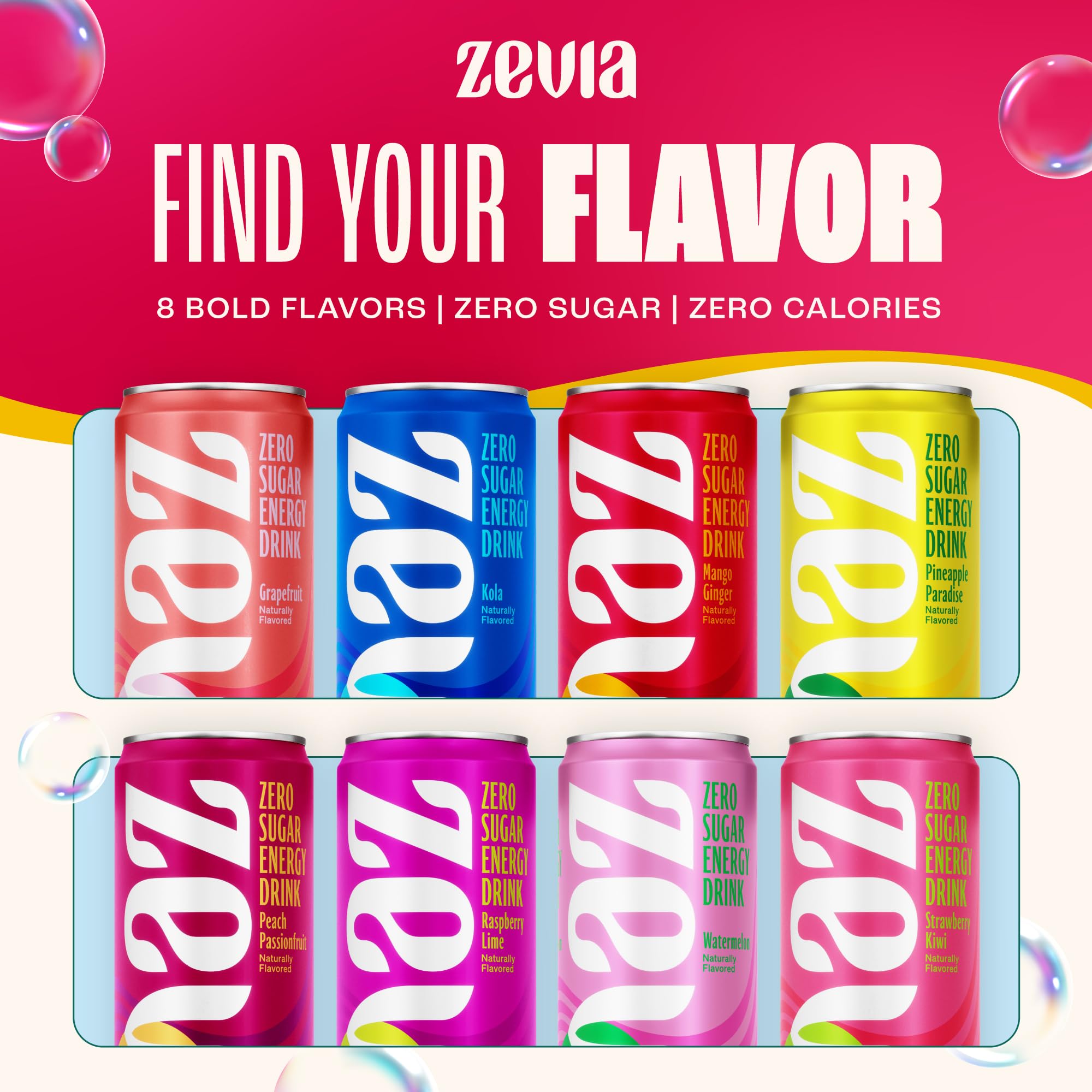 Zevia cans in an outdoor cooler illustrating Mango Ginger as a refreshing, sugar-free option