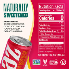 Zevia can in hand to show 12 oz scale and portability for on-the-go energy