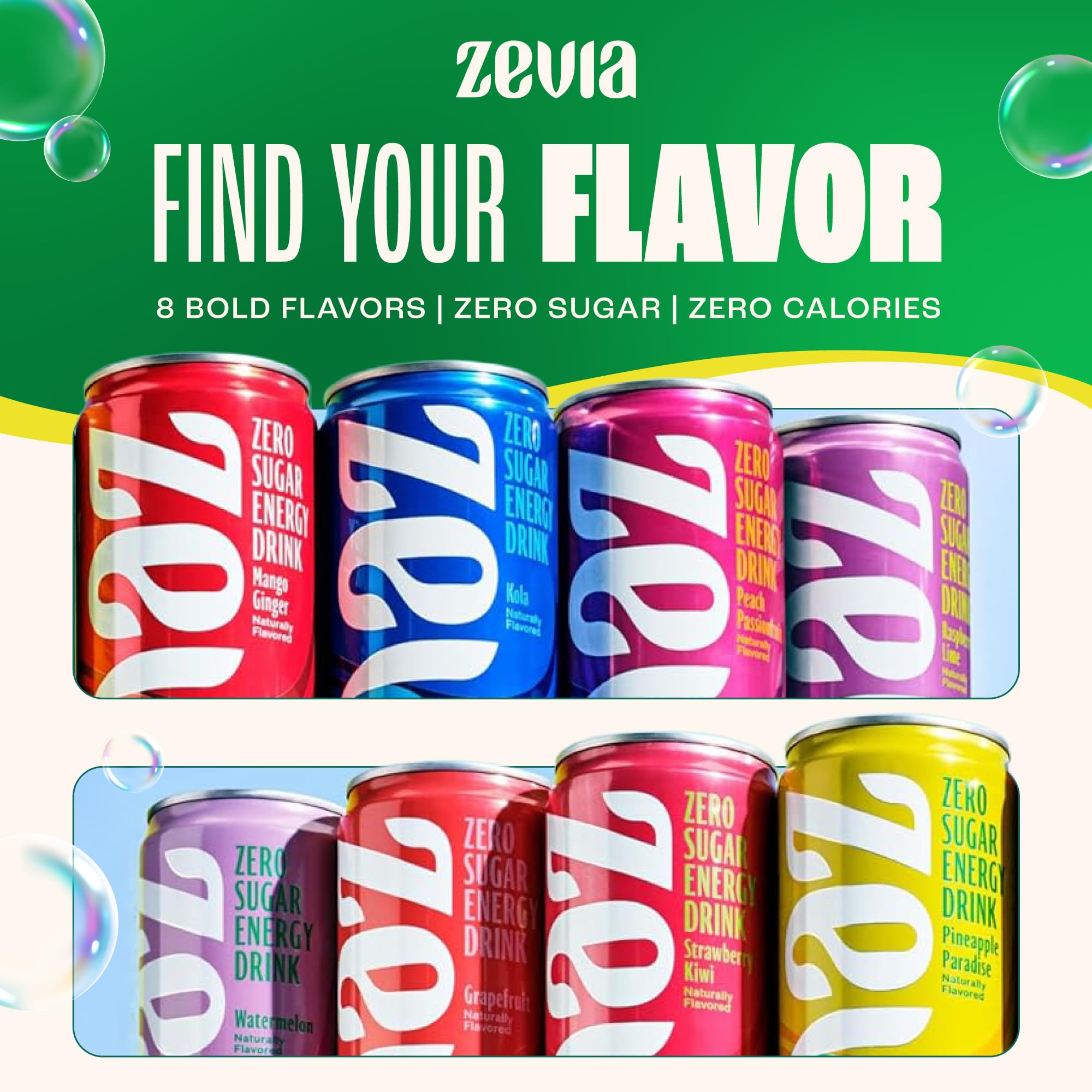 Zevia Pineapple Paradise on a beach table illustrating refreshment and energy