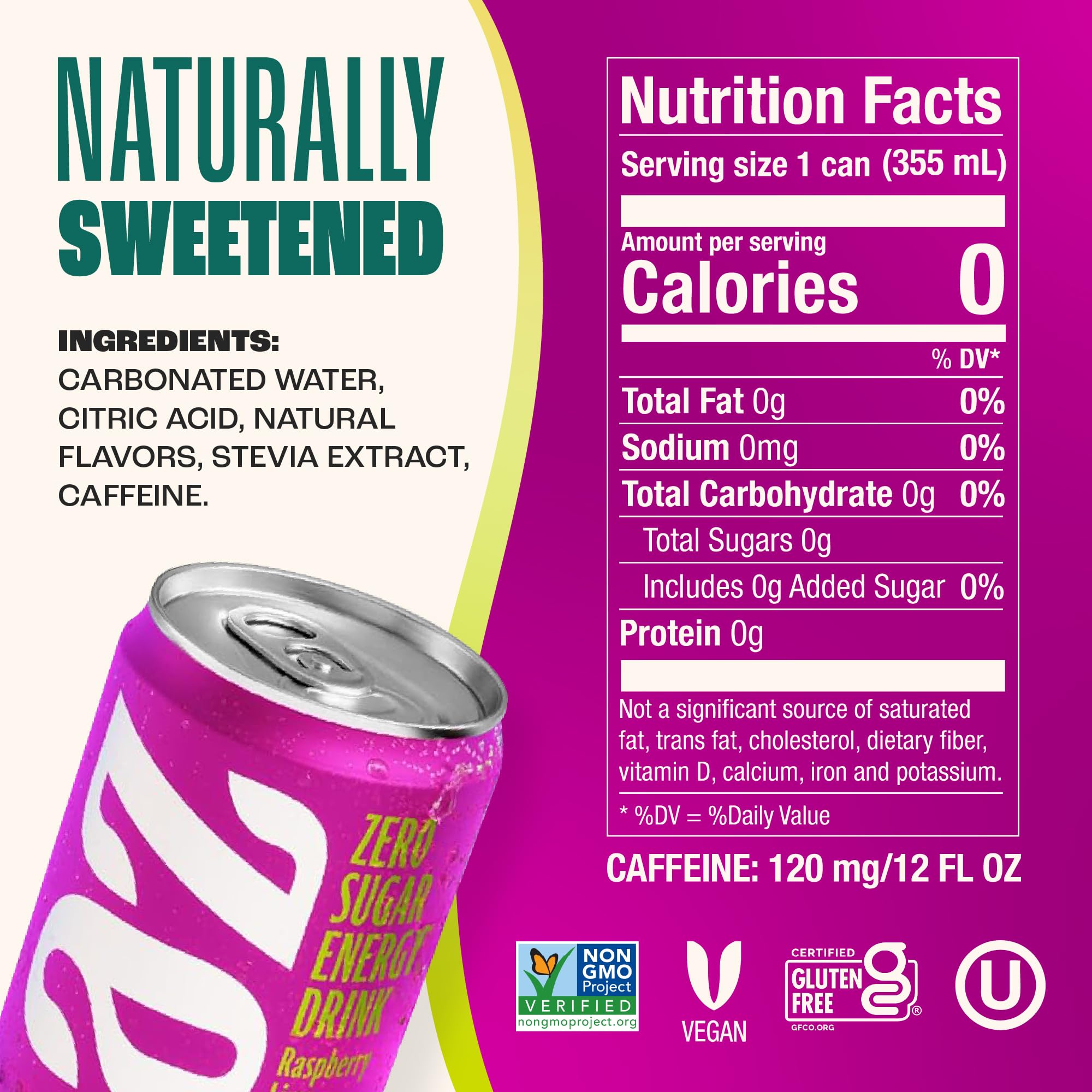Zevia can by picnic outdoors conveying refreshing energy without sugar