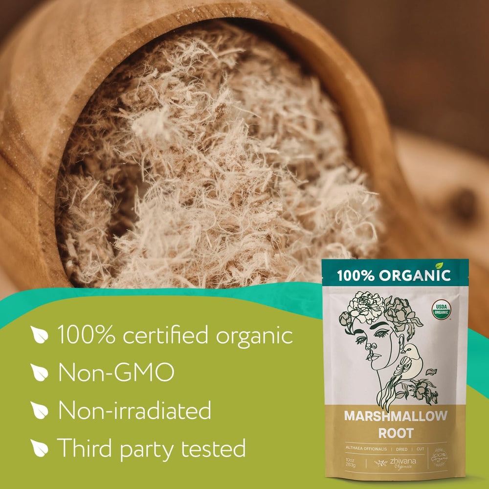 Zhivana Organics heap of roots beside a coin for size and portion clarity