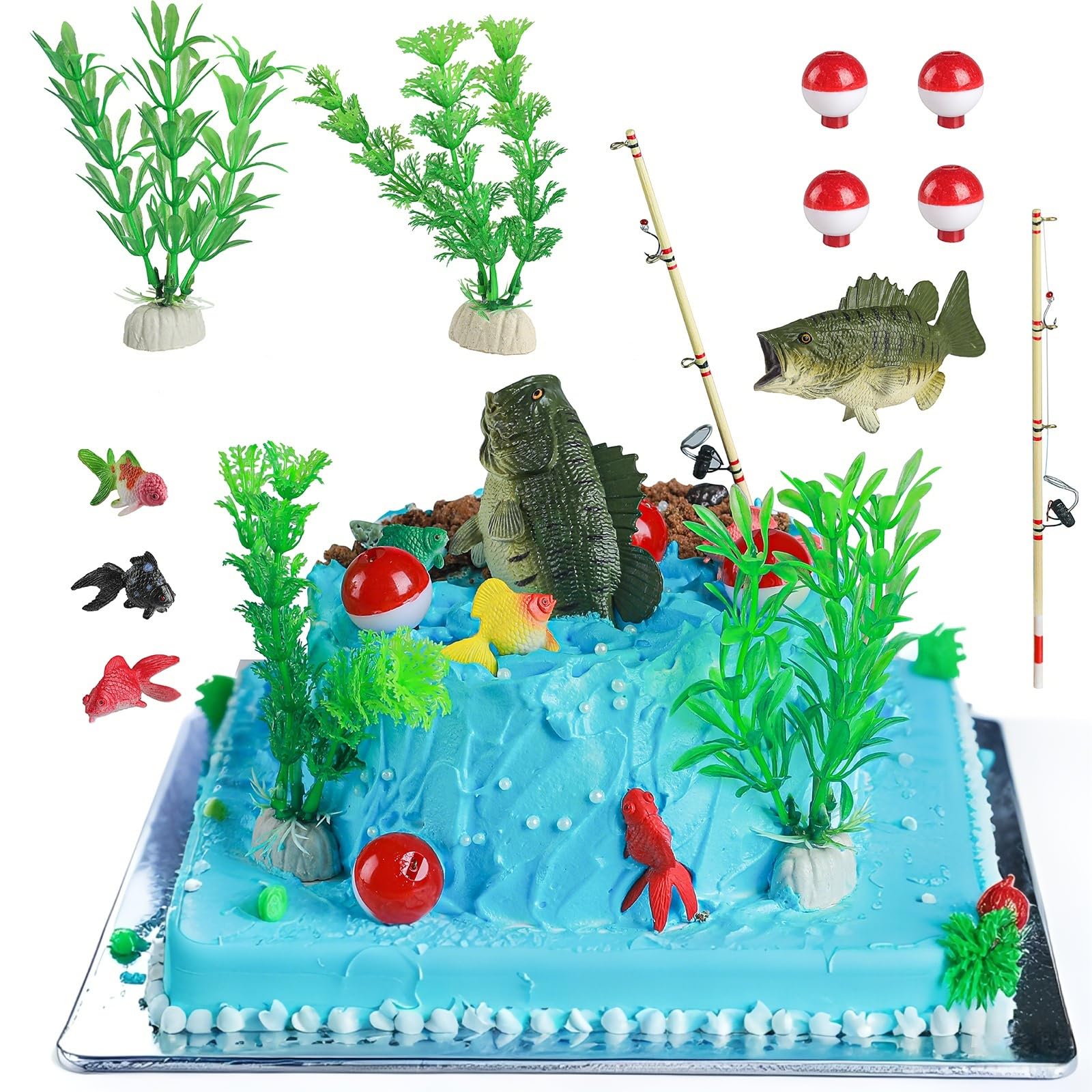 zHzHGuo packaging front view showcasing complete fishing topper set and convenience
