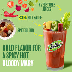 Zing Zang Original label close-up showing ingredients and clean-label benefits