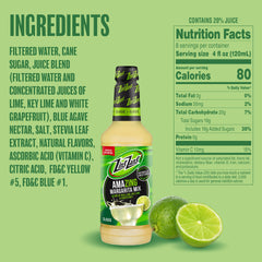 Zing Zang mix pouring into glass for quick, consistent cocktail preparation