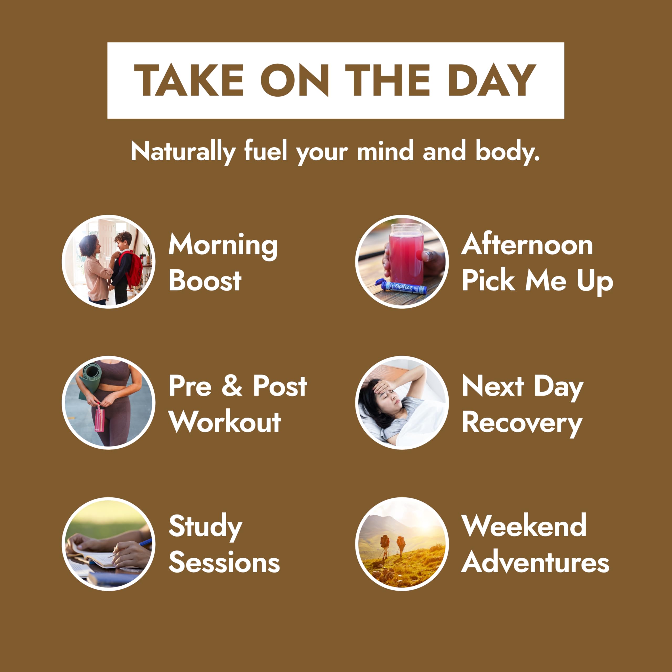 Zipfizz active lifestyle use with runner drinking for on-the-go energy