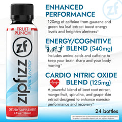 Zipfizz shot in hand ready to drink for on‑the‑go hydration and focus