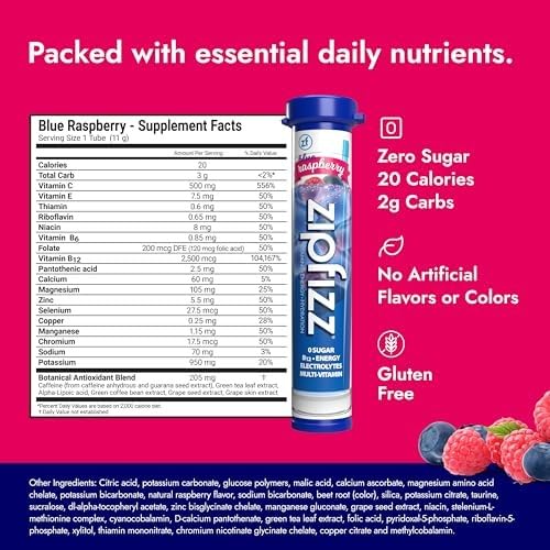 Person carrying Zipfizz in backpack illustrating brand convenience for travel