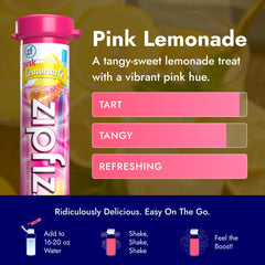Zipfizz single stick beside keys showing compact tube convenience for travel