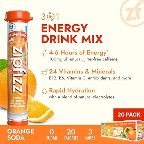 Close-up of Zipfizz powder texture highlighting easy mixability