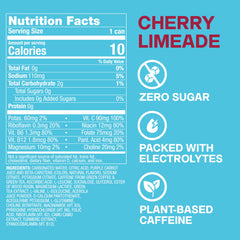 ZOA Cherry Limeade can close-up highlighting vibrant label and refreshing appeal